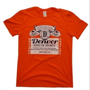 Denver King of Sports fan T shirt Brans New